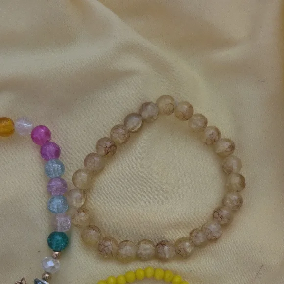 Colorful Beaded Kids Bracelet Set - Picture 4 of 4